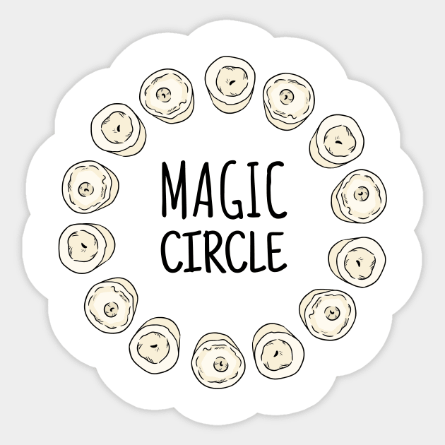 Magic Circle Candles Sticker by oixxoart